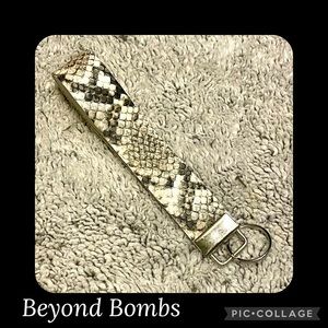 Snake skin Wristlet - Handmade